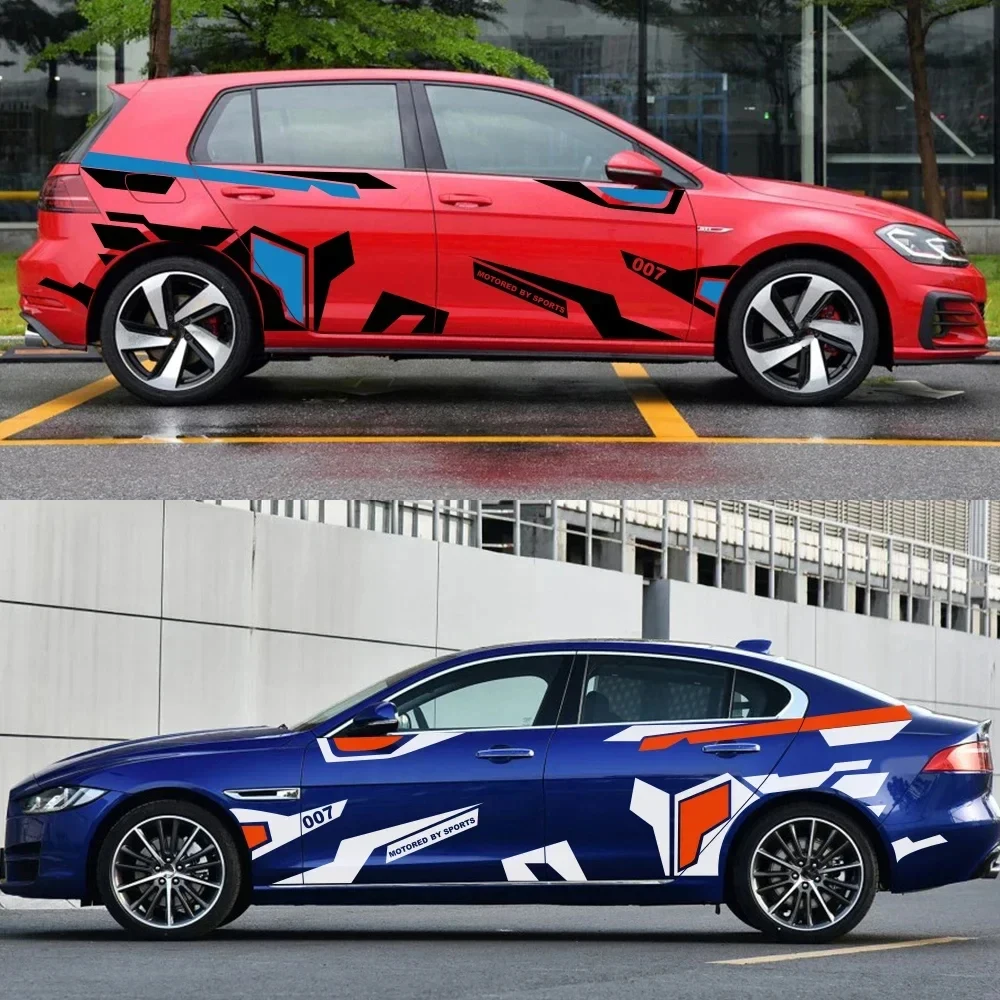 Универсальные Наклейки На Кузов Автомобиля Виниловые Для Volkswagen BMW Ford Skoda Subaru Tesla