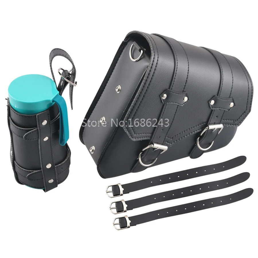 Мотоциклетная сумка кожаные сумки боковой пакет прочный водонепроницаемый для