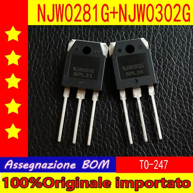 

100% Оригинальный импортный NJW0281G NJW0302G NJW0281G NJW0281 NJW0302 TO-247