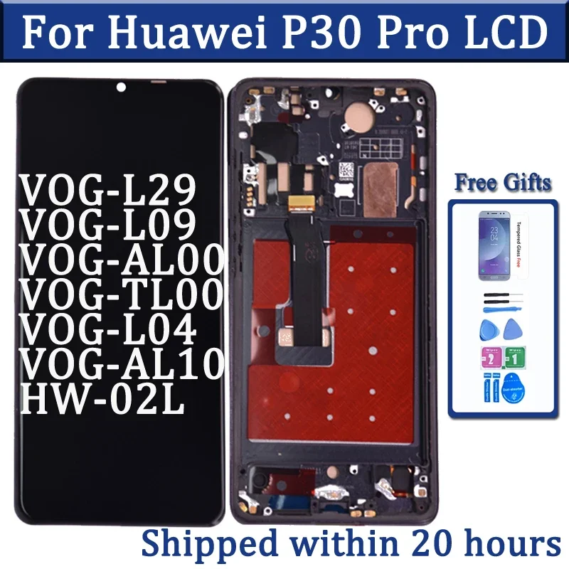 Протестировано &quotдля Huawei P30 Pro ЖК-дисплей сменный преобразователь сенсорного