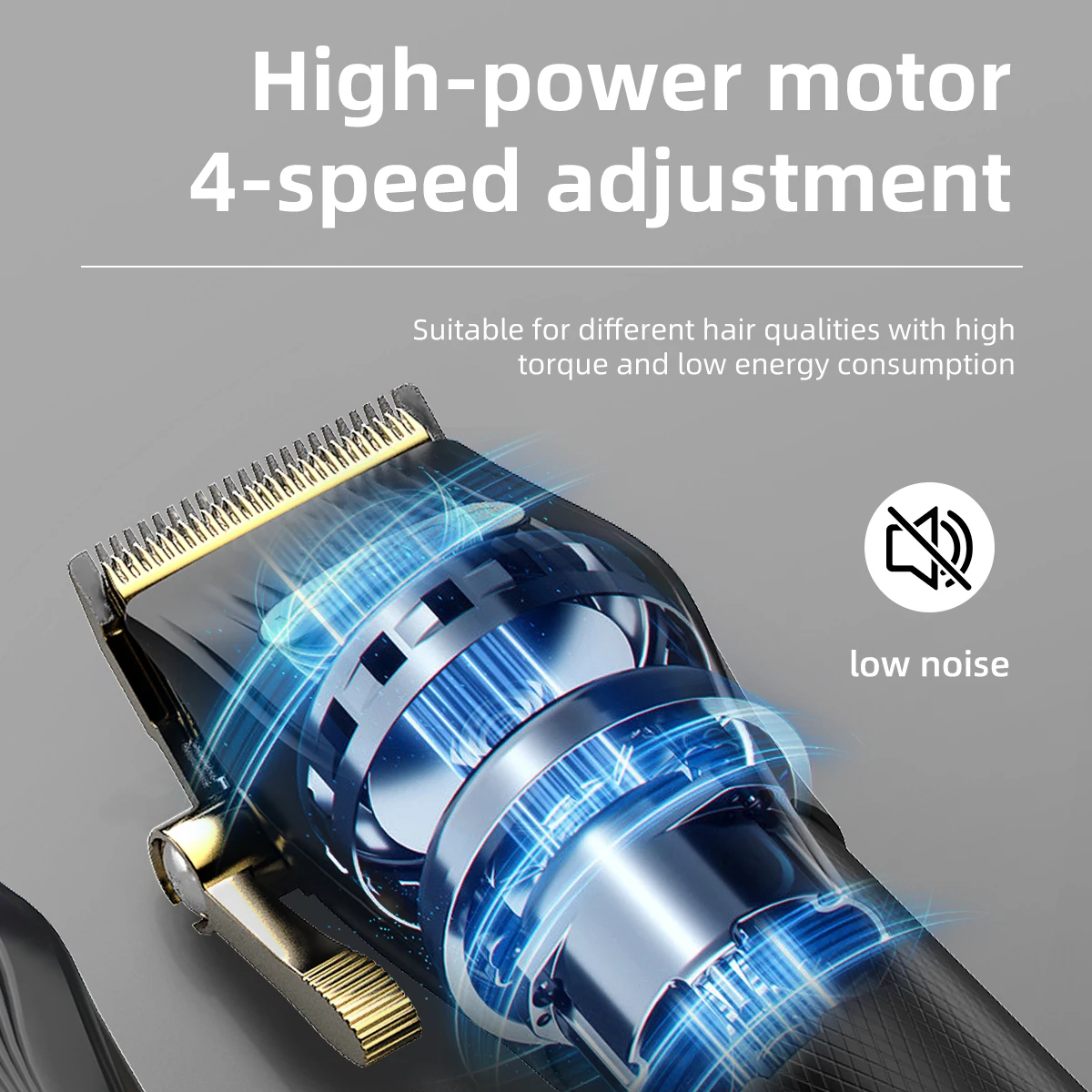 Машинка для стрижки волос KIKIDO Мужская профессиональная машинка 2 в 1 регулируемый