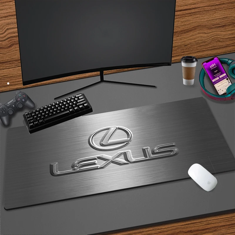 

LEXUS Car Logo Mousepad Custom Computer New Desk Mats Office Laptop Natural Rubber Soft Mouse Pad Anti-slip Table Mat Desktop