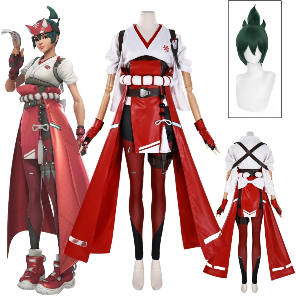 Фото Kiriko, оригинальный кожаный косплей, аниме-игра, комплект костюмов Kamori Kiriko, униформа для рождественской вечеринки на Хэллоуин 2026 №1
