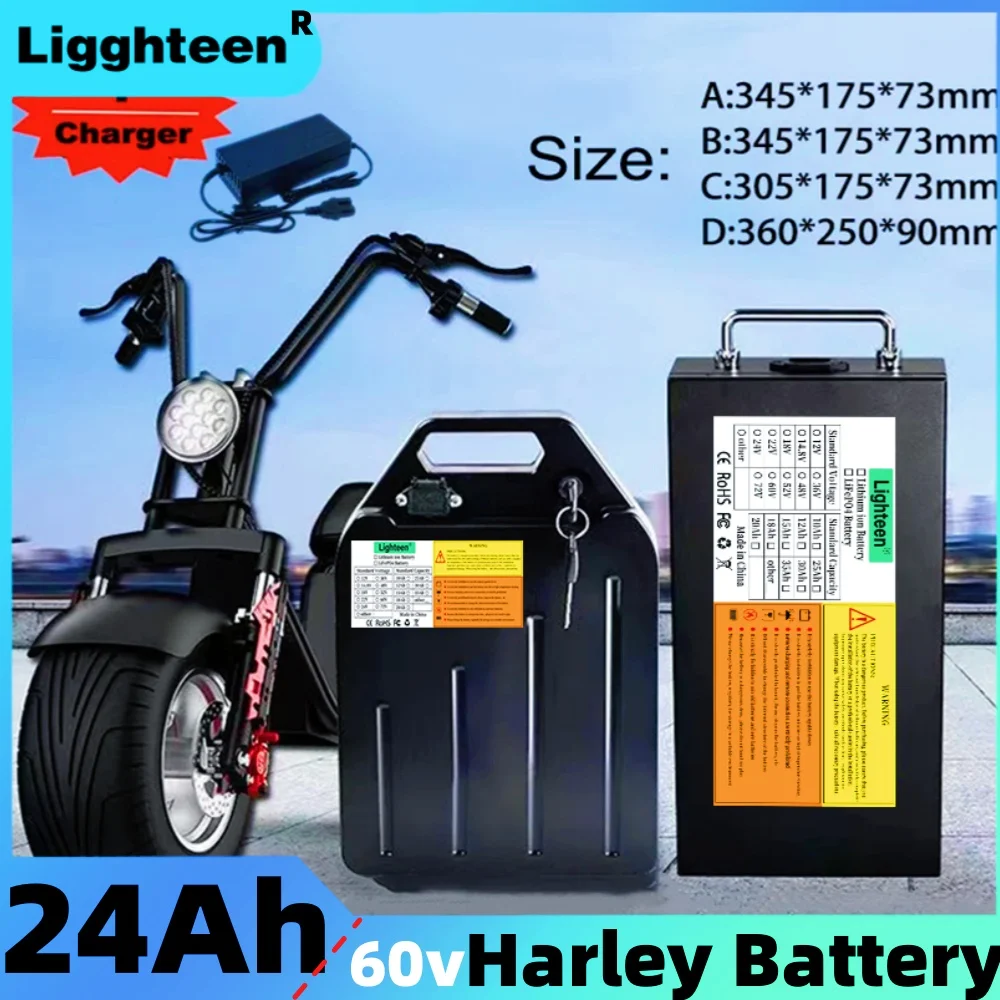Водонепроницаемый литиевый аккумулятор Harley E-Car для Citycoco X7 X8 X9 литиевая батарея с