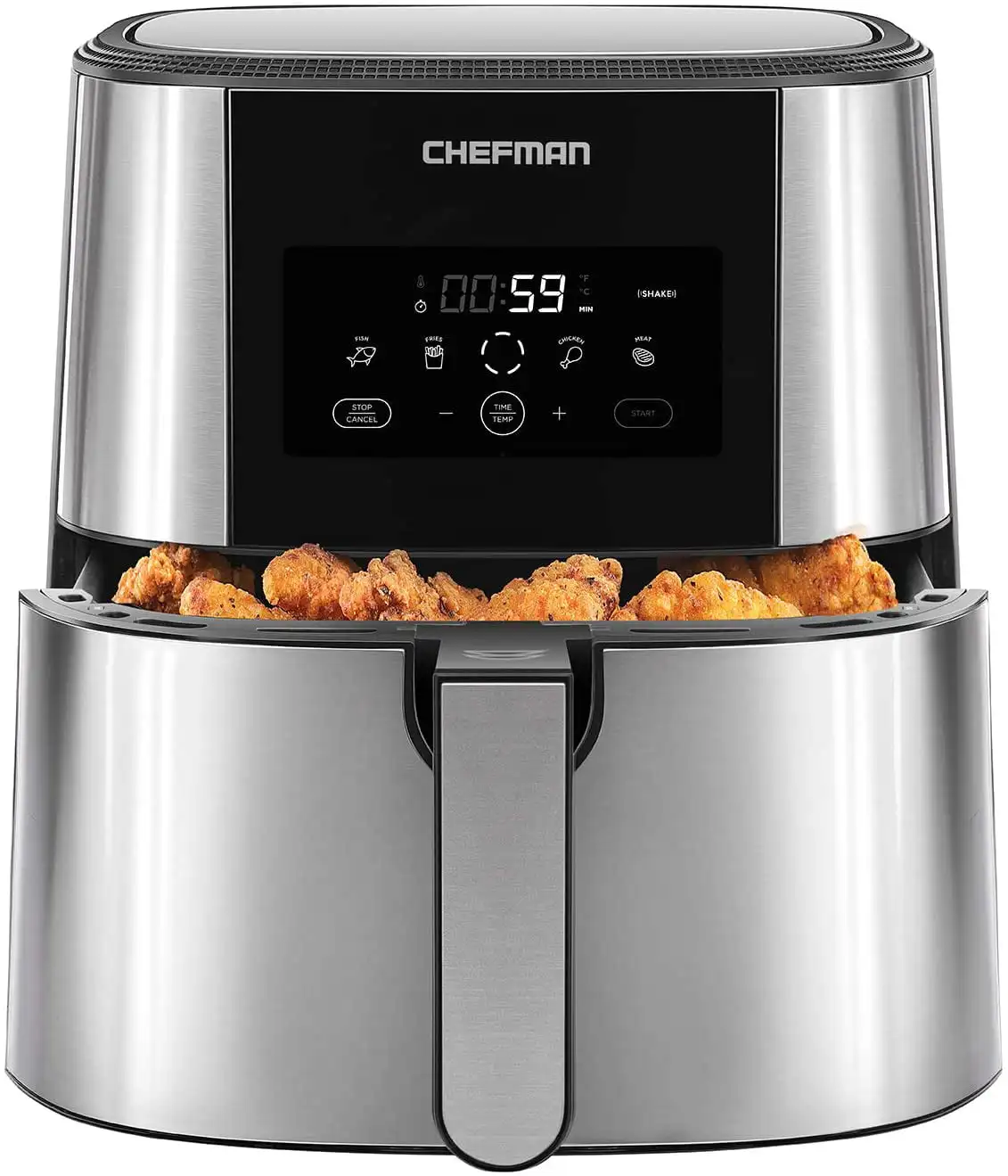 TurboFry Touch Digital Air Fryer, 5 Qt., Stainless Steel