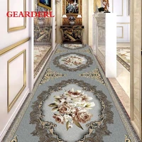geometric living room carpet long corridor hallway rug crystal velvet anti slip indoor doormat balcony bedroom kitchen area rug