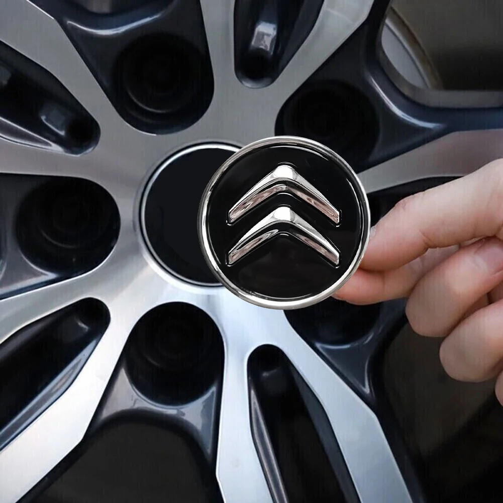 Черные Чехлы На Ступицы Колес Для Citroen C1 C3 C4 DS3 — Аксессуары Центральных Запасных