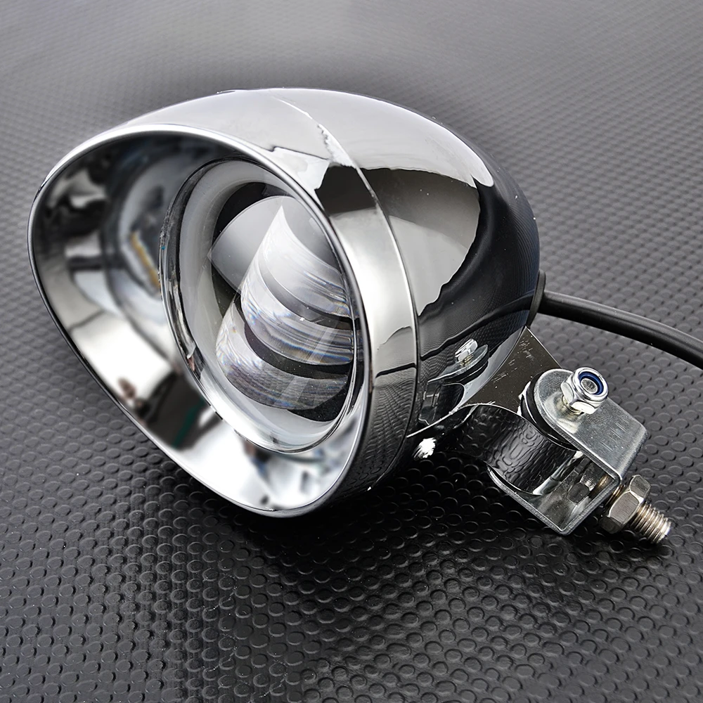 

12V светодиодные противотуманные фары для мотоциклов, адаптированные для большинства гонщиков в кафе Cruiser