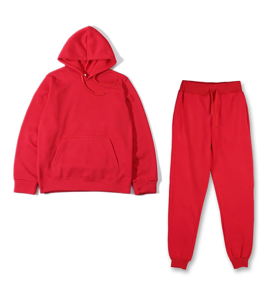 Two Piece Suits Loose Set men Tracksuit Long Coat Hoodie Set Zipper Warm Running Joggers Sweatshirts Sweatpants Set Sportswear