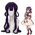 Аниме Kwai Akane Aoi фиолетовый длинный парик косплей костюм Jibaku Shounen унитаз Hanako-kun синтетические волосы фиолетовые длинные парики