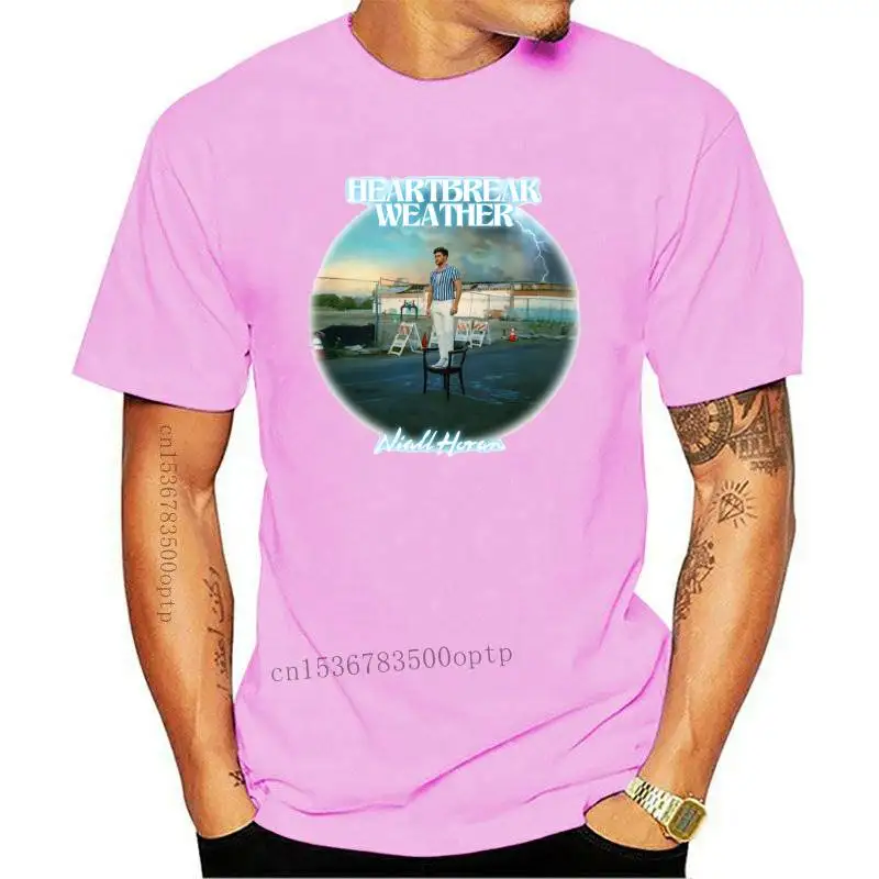 

Белая футболка Niall Horan для погоды с коротким рукавом