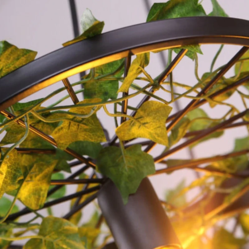 Люстра с имитацией нескольких головок для бара ресторана кафе светильники