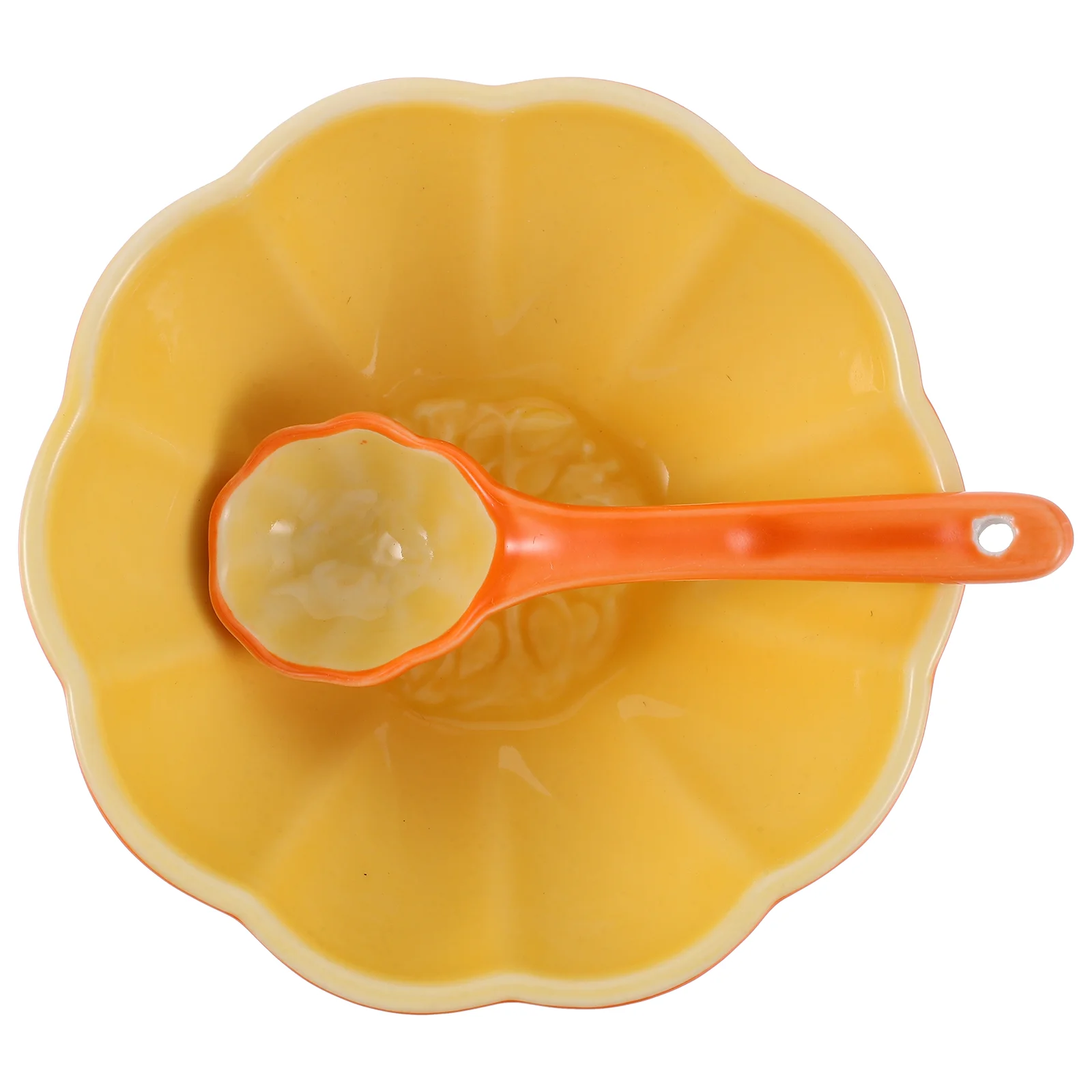 

Creative Rice Bowl Soup Dessert Kitchen Gadgets Food Ceramics Printing Lovely Child