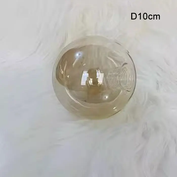 

Абажур стеклянный золотой бежевый G9