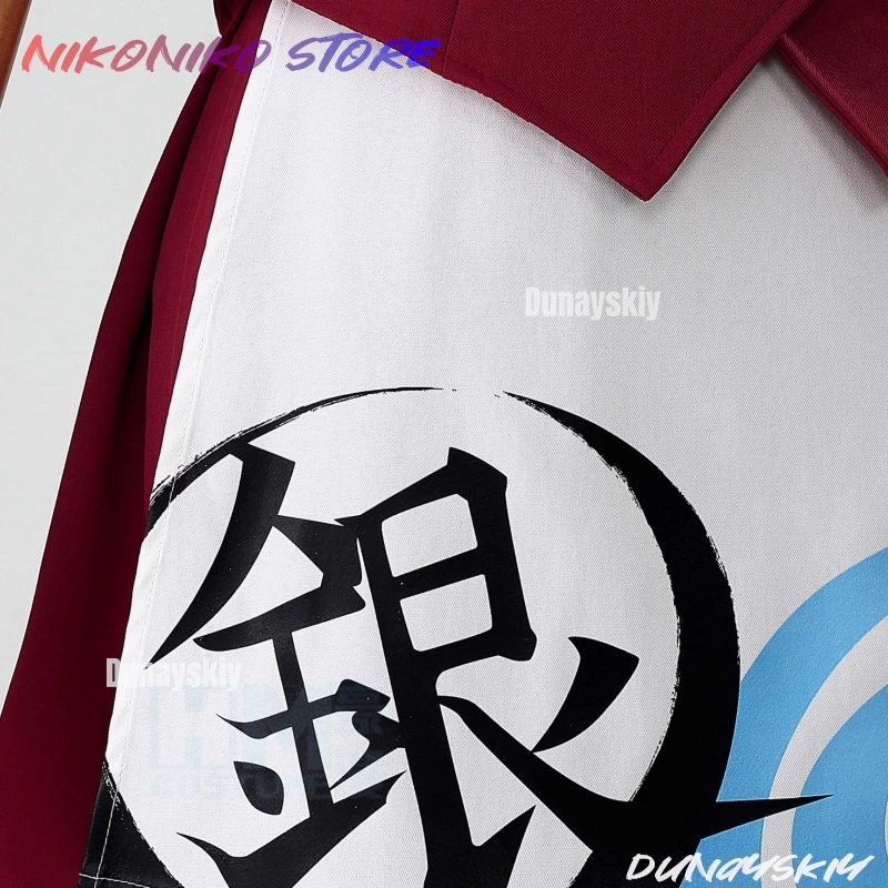 Фото Аниме Gintama X Cafe Collaboration: Kagura's Yorozuya Cafe Outfit Тематический рабочий костюм Косплей Женская обычная одежда с карманами №4