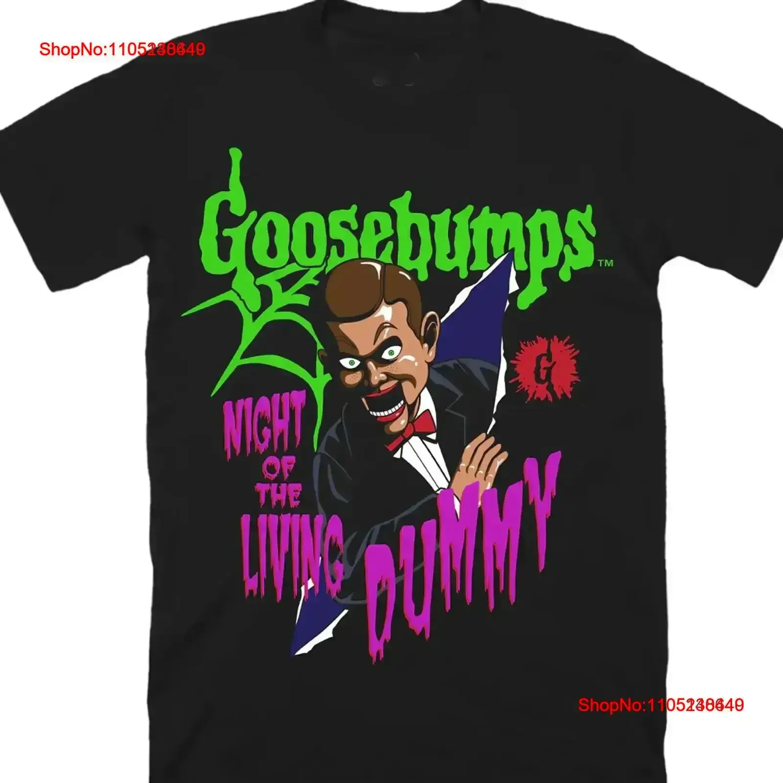 Фото Хлопковая футболка GOOSEBUMPS всех размеров S 5XL M423, винтажная стираная дизайнерская одежда, модная стильная дышащая повседневная мягкая винтажная одежда №1