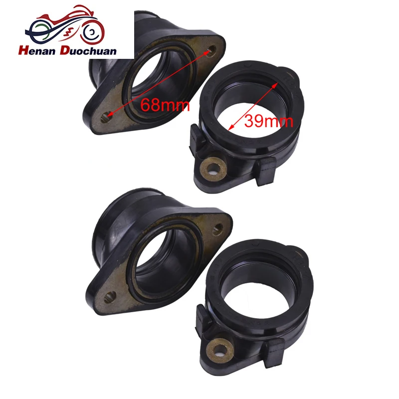

4Pcs Motorcycle Carburetor Air Intake Manifold Pipe Interface Adapter Joint Glue Boot For SUZUKI GSX1250 GSX 1250 13101-18H00