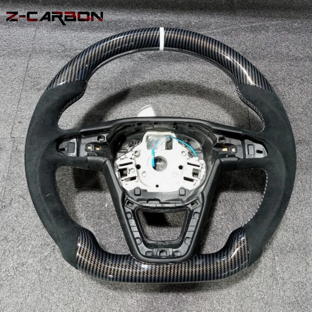 

Руль из углеродного волокна с принтом Hydrp для Seat Leon Cupra FR 5F MK3 2013-2020, перфорированный кожаный руль