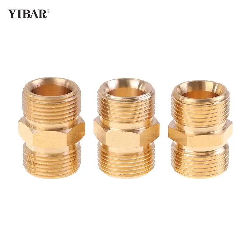 

High Pressure Washer Hose Extension Connector Adapter Copper M22 14mm And 15mm Male Thread Female Hose Coupler Adaptor