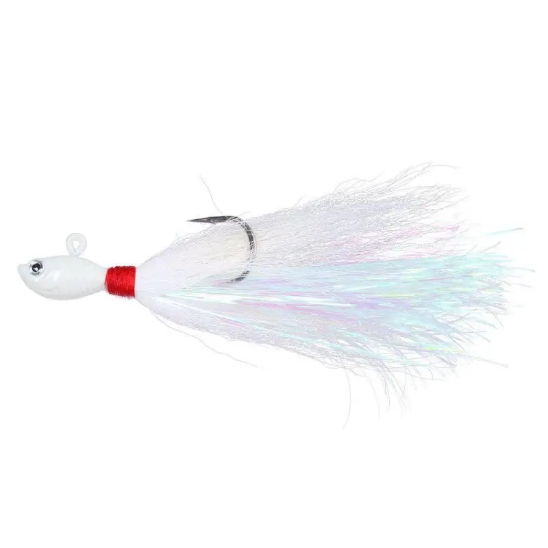 Приманки Bucktail 7 г 10 14 21 28 42 56 82 Металлический джиг-крючок Приманка для морской