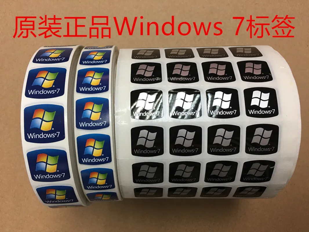 Original Intel Windows7 Label WIN7 Sticker Desktop Laptop LOGO Sticker