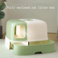 pet products villa cat toilet closed cats tray self cleaning cat litter biotoilet drawer cat litter box self cleaning sand box