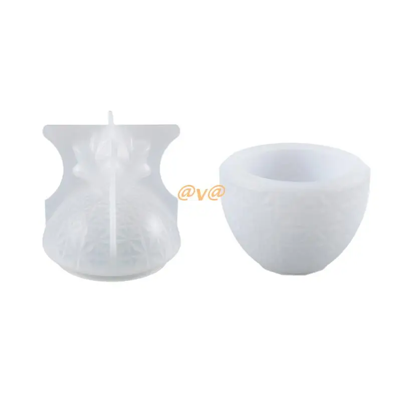 

Pineapple Shape Silicone Mold Home Decor Tool Decorative Tabletop Craft for DIY