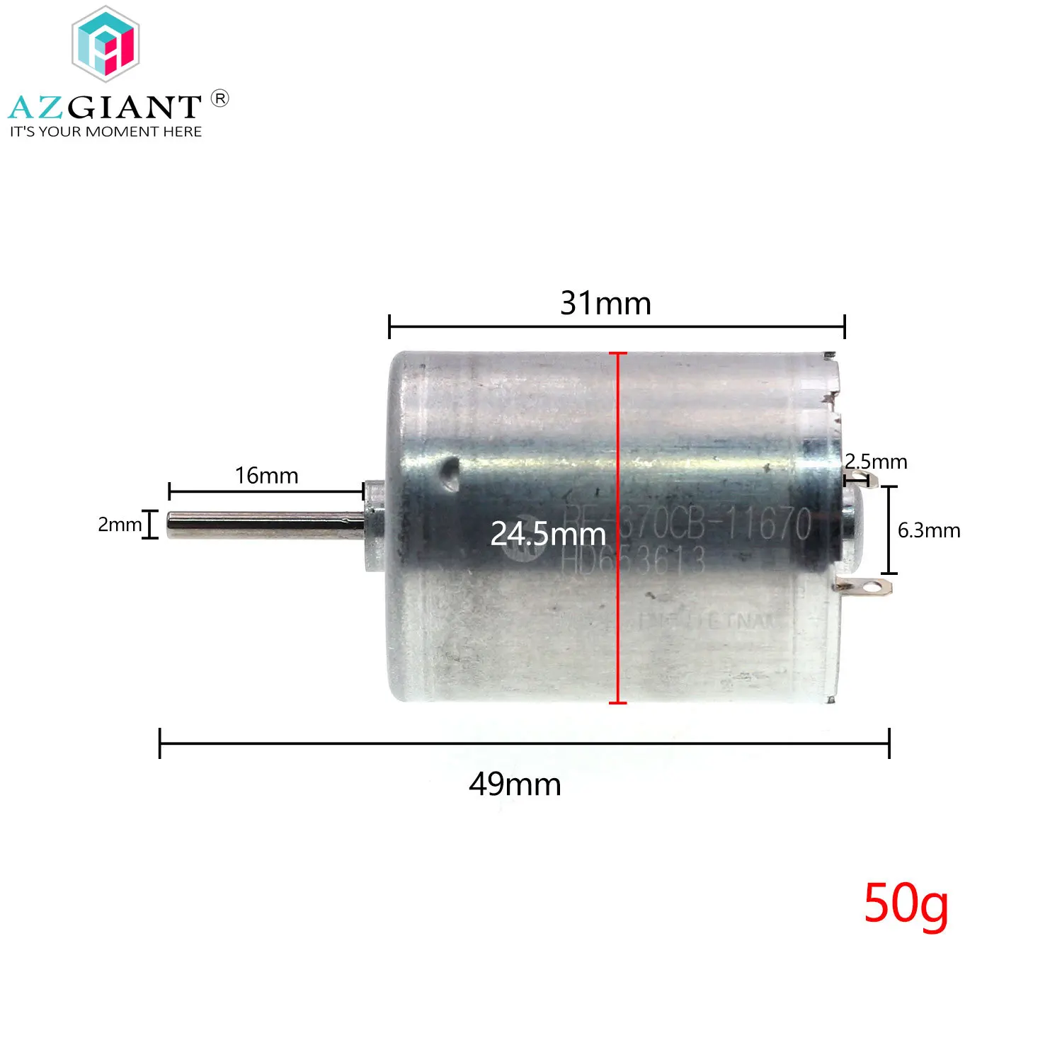 

1pc Original Car Air Conditioner Inlet Damper Window Door Actuator Motor Mabuchi DC 12V Motor RF-370CB-11670 3000RPM
