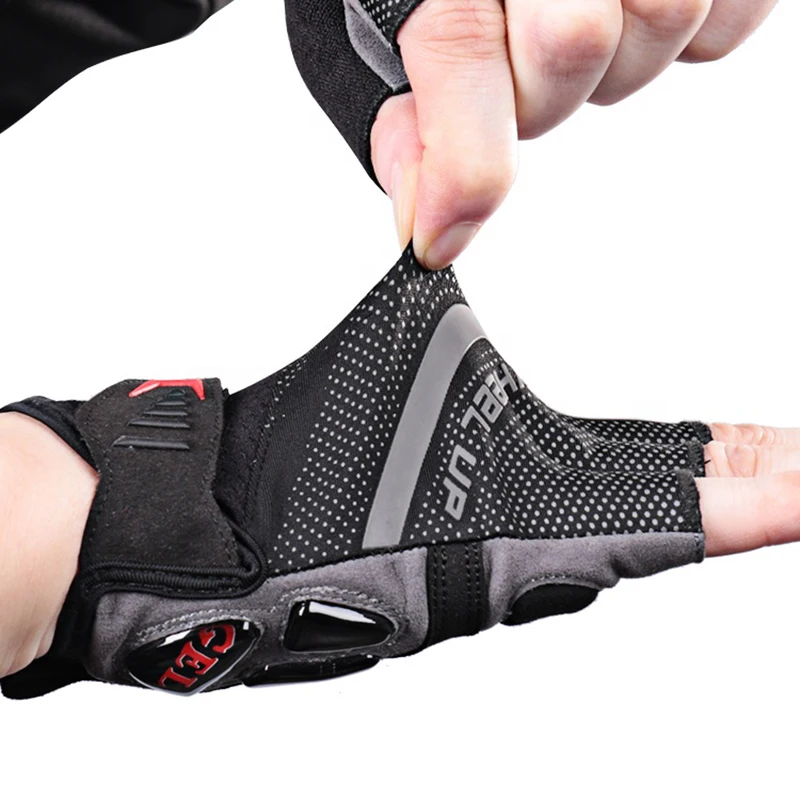 Велосипедные перчатки WHEEL UP дышащие велосипедные летние крутые с гелевыми