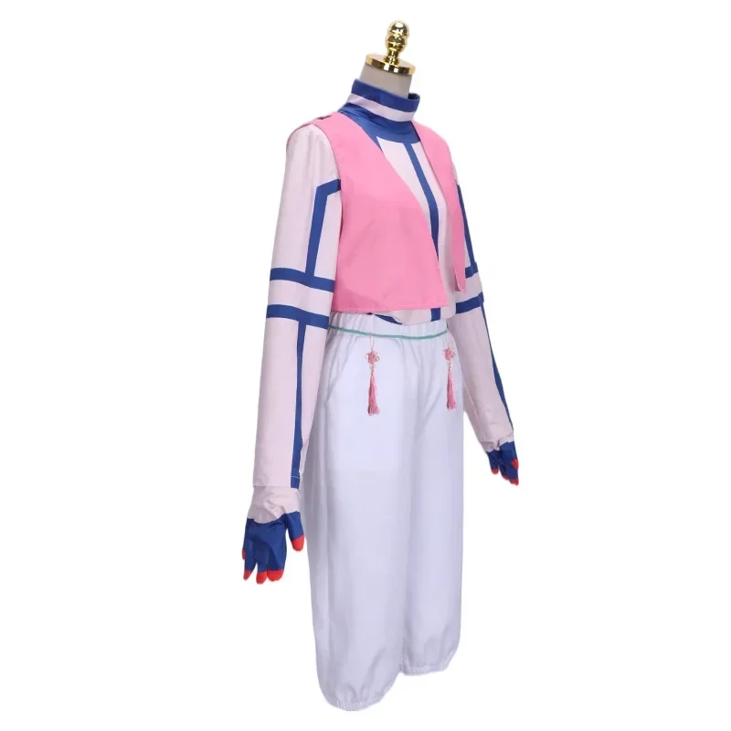 Аниме Demon Slayer: Kimetsu no Yaiba - Akaza Косплей Костюм Топы Брюки Жилет с париком для мужчин