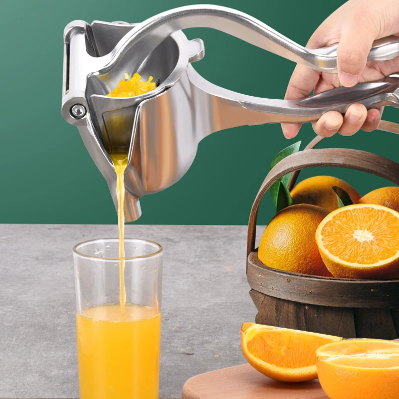 

Handleiding Sap Squeezer Draagbare Aluminium Hand Druk Juicer Granaatappel Oranje Citroen Suikerriet Sap Keuken Fruit Tool