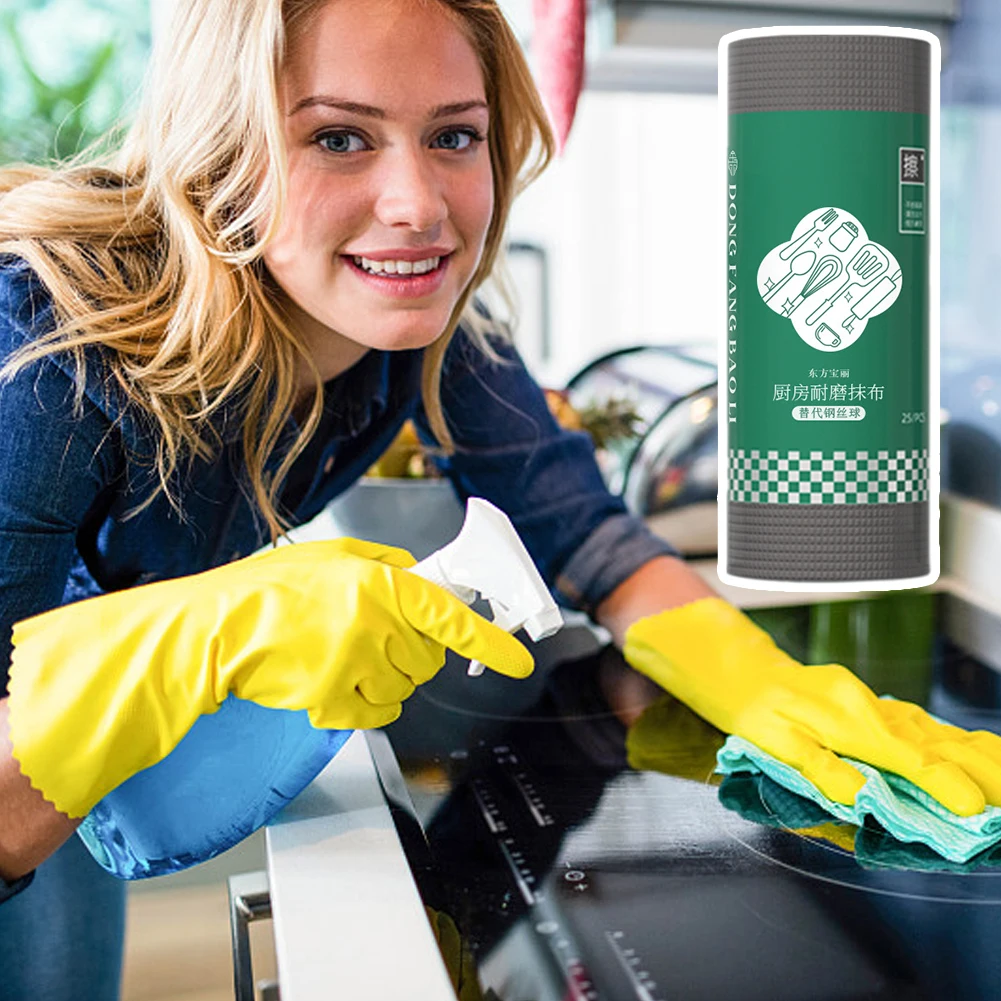 

Простая кухонная износостойкая тряпка, двойное предложение, Мочалка для удаления пятен, мочалка, кухонные принадлежности