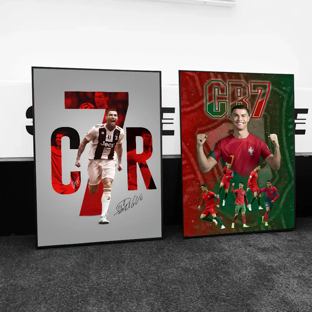 C-Cristiano R-Ronaldo CR7 Poster Paper Print Home Living Room Bedroom Entrance Bar Cafe Art Painting Decoration