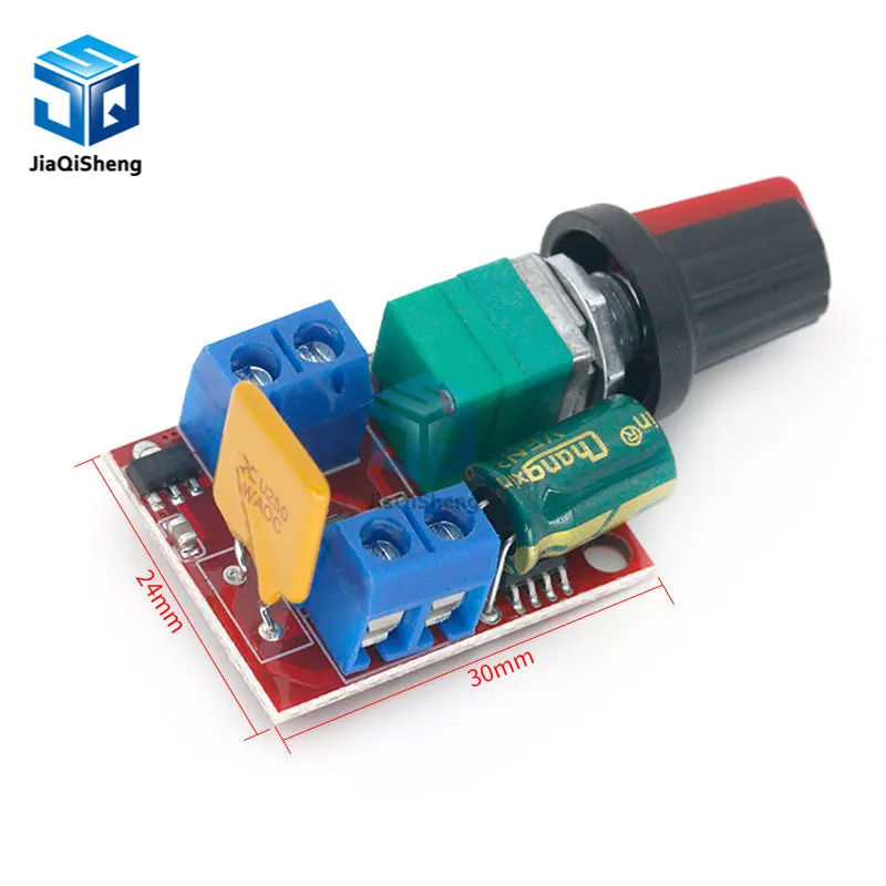 Горячая Распродажа Mini 5A PWM Max 90W контроллер скорости двигателя постоянного тока модуль 3V-35V переключатель управления скоростью светодиодный диммер