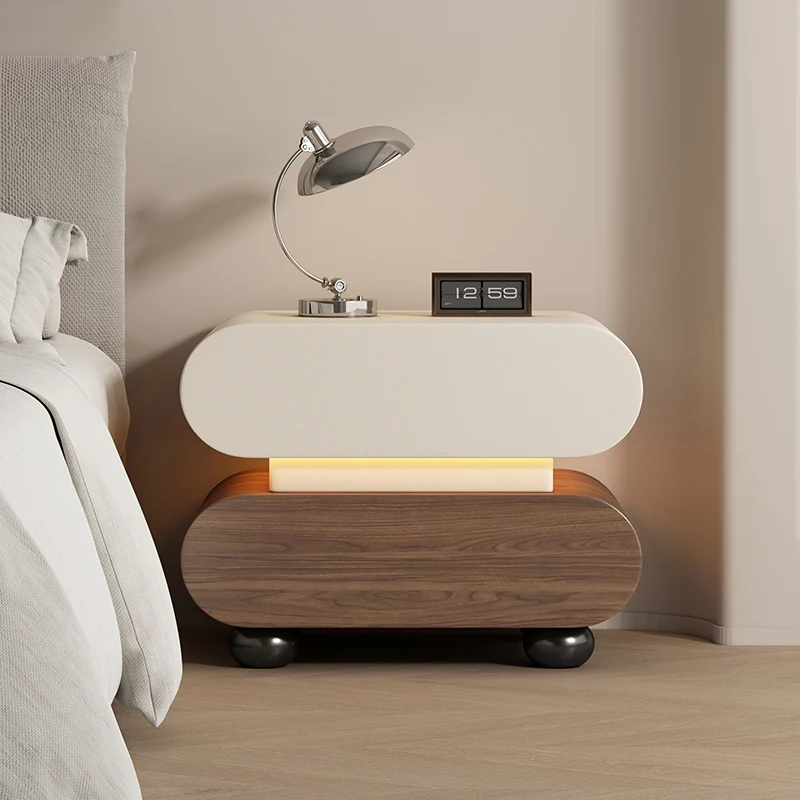 Экономичная прикроватная тумбочка для спальни современная мебель ящики