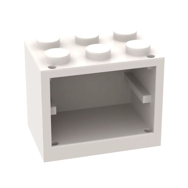 BuildMoc 10 шт. сборные частицы 4532 2x3x2 конструктор с выдвижными ящиками сменный