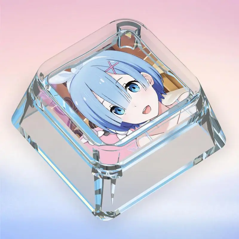 Re: kara Hajimeru Isekai Seikatsu Rem Keycap Cross Механическая клавиатура Симпатичная одинарная
