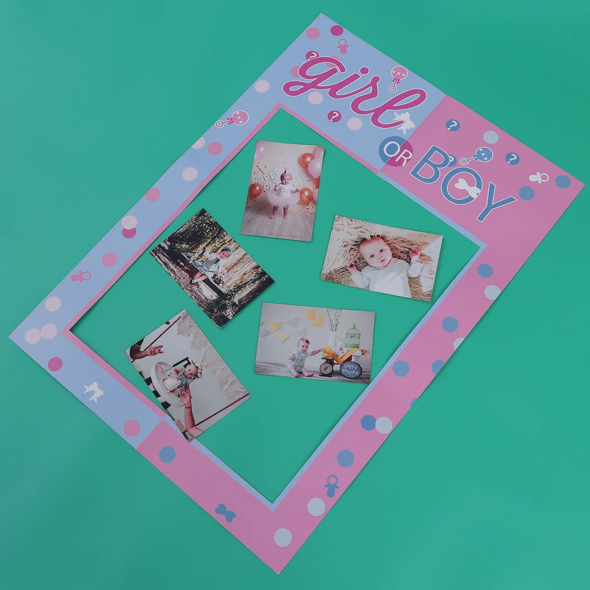

1 Pc Paper Photo Frame Romantic Fashion Photo Prop Picture Frame