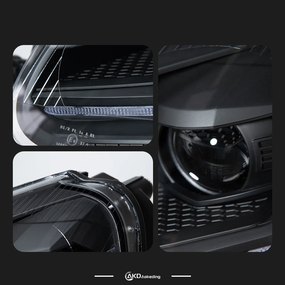 Фото Фара AKD для VW Sagitar Golf 5, светодиодная фара 2006-2011, фары Golf5 с ДХО, указателями поворота, дальним светом, линзой-проектором Angel Eye №3