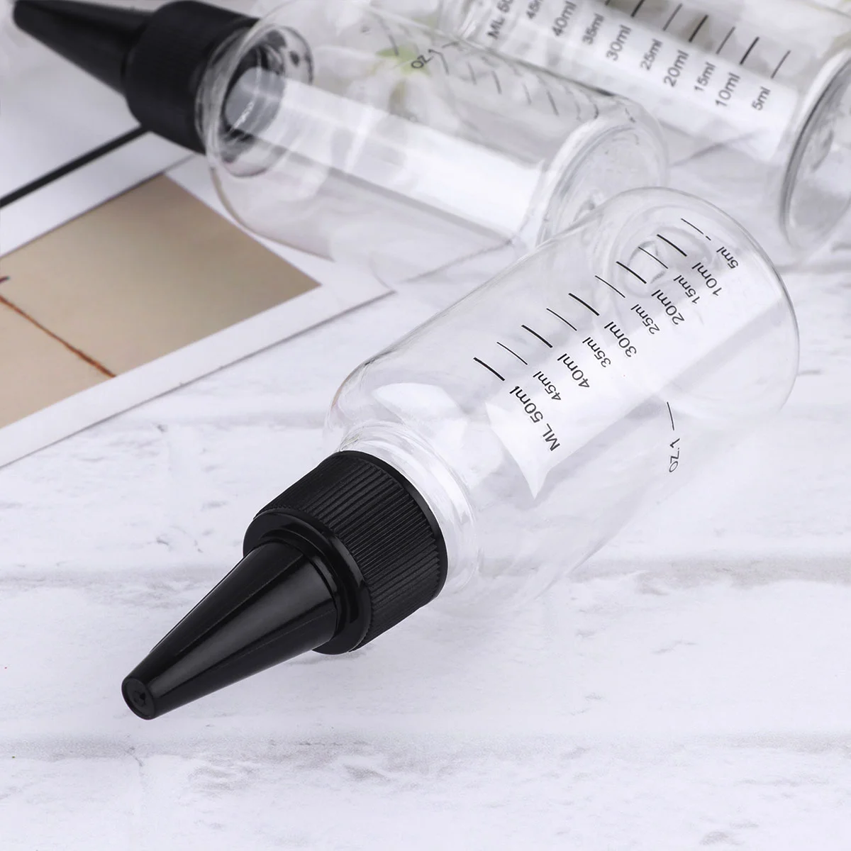 

Squeeze Travelscale Dropper Applicatorcontainers Oiler Condimentliquid Eye Portable Needle Oil Squirt Scalp Pigment Tattoomini