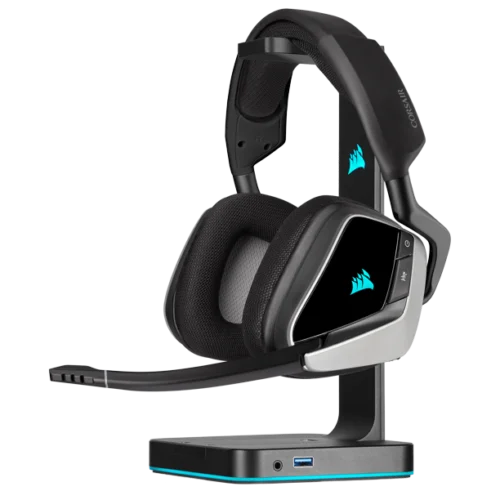 

Corsair Void RGB Elite Wireless, Silver Edition Gaming Headset