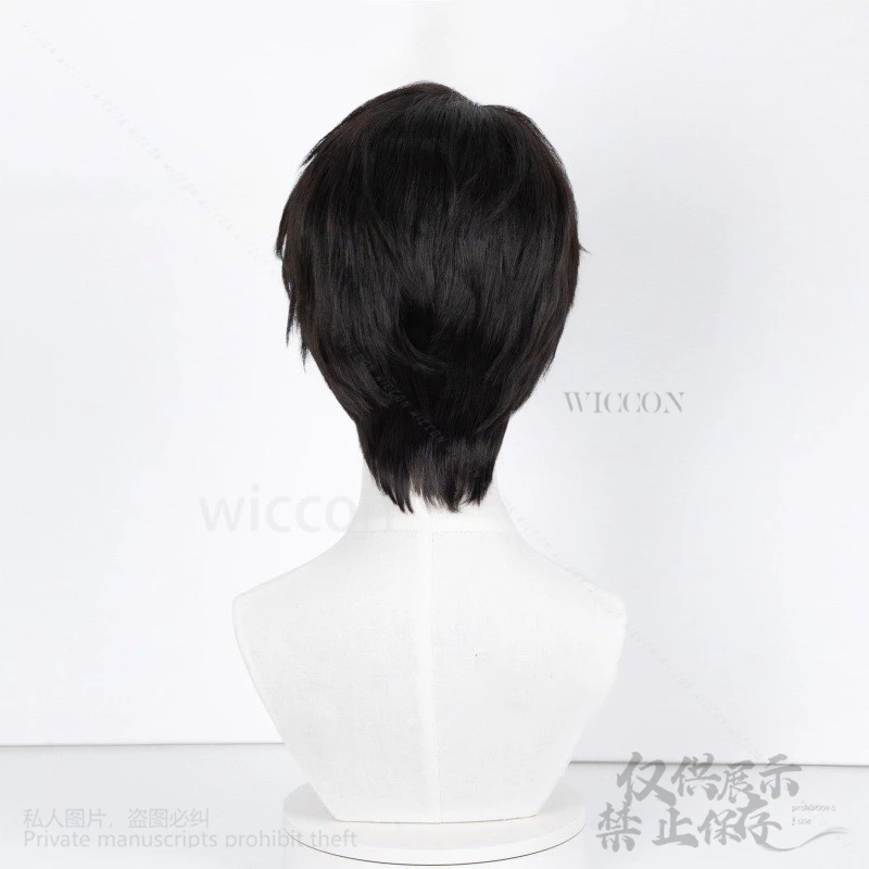 Аниме игра Love And Deepspace Косплей Костюм Черный Ся Йочжоу Парики Для Мужчин Кальб