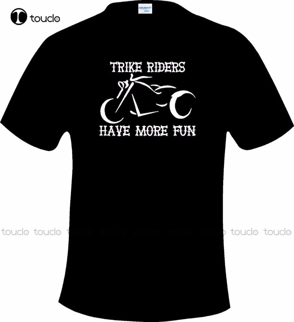 Мужская забавная футболка знаменитостей, веселая Байкерская футболка с рисунком Trike Riders, модная летняя футболка унисекс