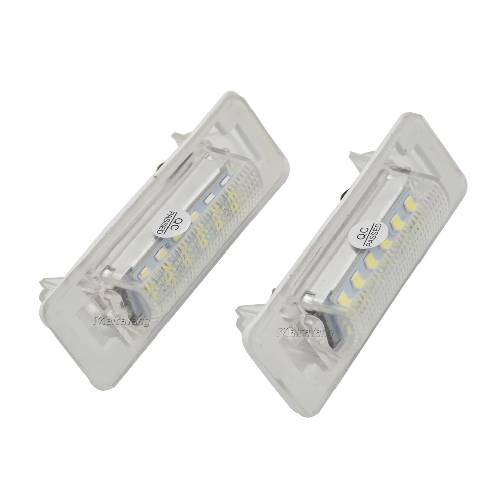 

2pcs No Error 12V 6500k White License Light For Mercedes Benz W210 W202 E300 E55 C230 LED Number License Plate Lights Lamp