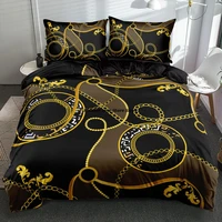 3d luxury baroque euro bed linen black blanketquilt cover set twin queen king size 265x230cm bed linen bedrooms custom design