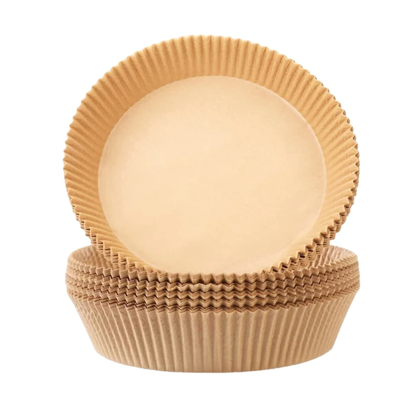 

200 шт. бумажные вкладыши для фритюрницы, Одноразовый бумажный вкладыш для фритюрницы, маслонепроницаемый и водонепроницаемый, для бытовой р...