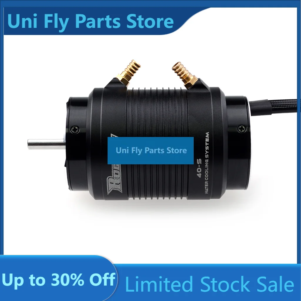 Фото Бесщеточный двигатель UniFlyRocket 4074 1700KV 2000KV 2250KV 4P с водяным охлаждением 40-S для катамарана M41 Spartan 1000 мм (и выше) RC №1