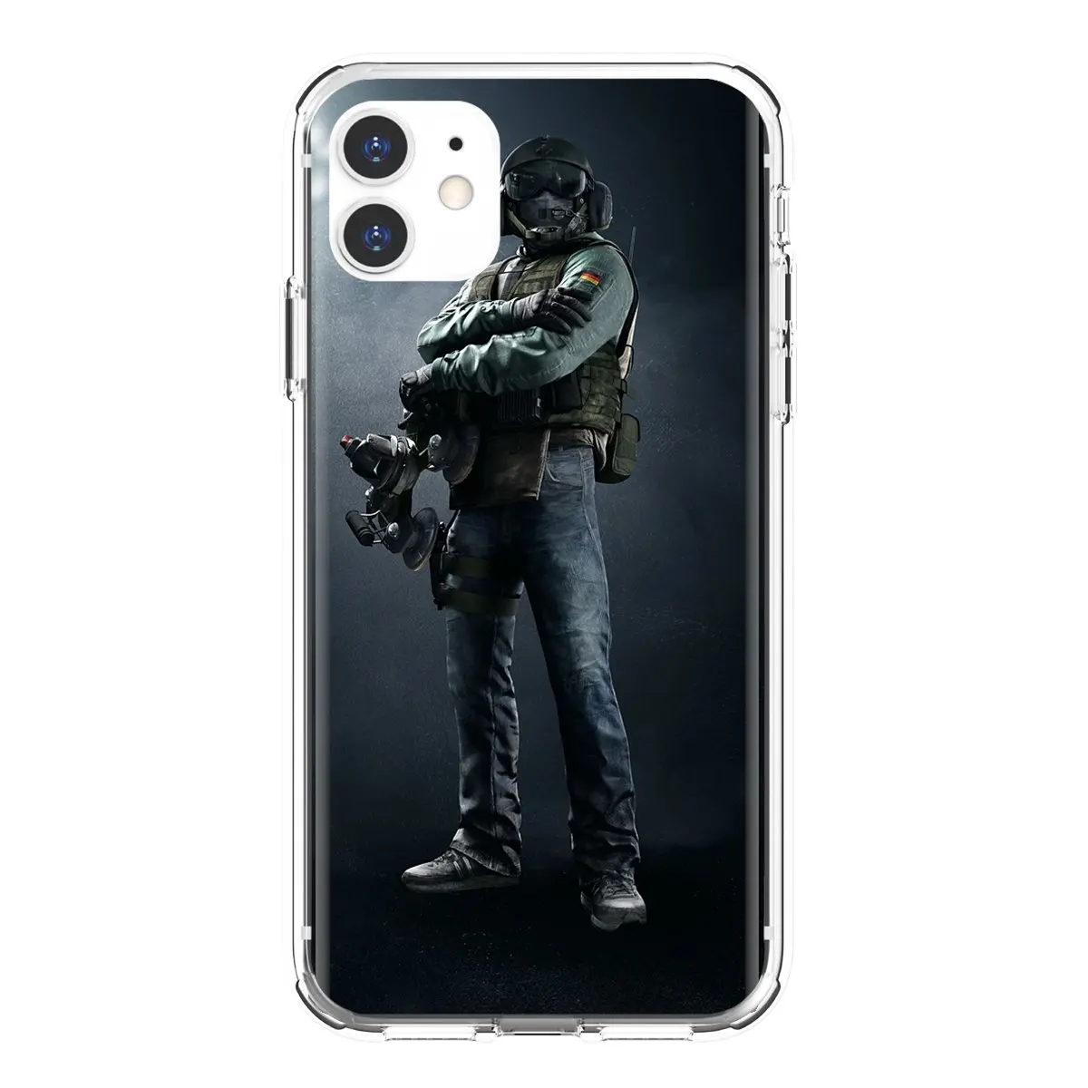 Для iPhone 10 11 12 13 Mini Pro 4S SE 5C 6 6S 7 8 X XR XS Plus Max 2020 Радуга-шесть-осада чехол для телефона |