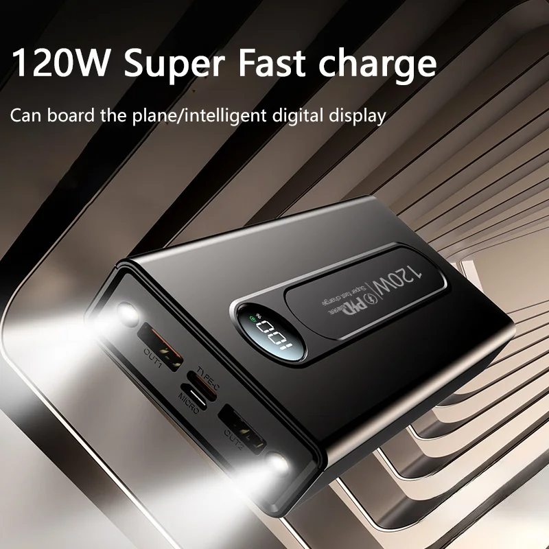 Xiaomi 120W 200000 Магнитный PowerBank мАч сверхбыстрая зарядка портативное зарядное