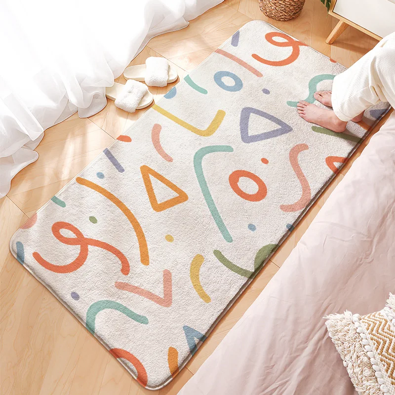 

Абстрактный геометрический Придверный коврик, коврики для входной двери, Нескользящие напольные коврики, декоративные коврики для гостино...